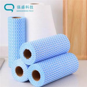 China Motor Vehicles Nonwoven Polyester Viscose Cleaning Wipe Roll wholesale
