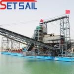 Dredging Power 37kw-150kw Chain Bucket Gold Dredger for Mining River Diamond