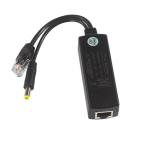 Waterproof POE Injector Splitter 100Mbps Security 12W Y Splitter Poe Adapter