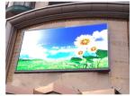 P6 1R1G1B Outdoor Led Advertising Panel Full Color Real Pixels Environment