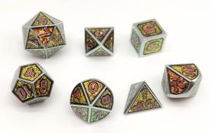 China GST Hand Polished Metallic Game Dice , Environment Friendly Multi Sided Dice wholesale