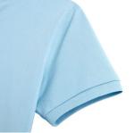 Blank Short Sleeve Mens Formal Polo Shirts , Blue 100% Hemp Polo Shirts