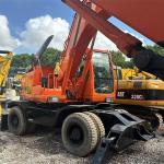 Original Used Doosan Dh210w-9 Wheeled Excavator 21 Ton In Shanghai
