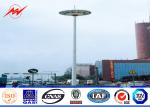 45M 80 nos LED Lights Galvanized High Mast Light Pole With Round Lantern