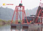 Customized Design Bucket Dredger 12000L Fuel Tank Capacity 730mm Center Distance