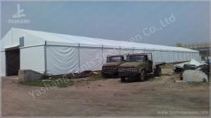 Sliding Gate Logistics White Industrial Canopy Shelter Outside Storage Tent