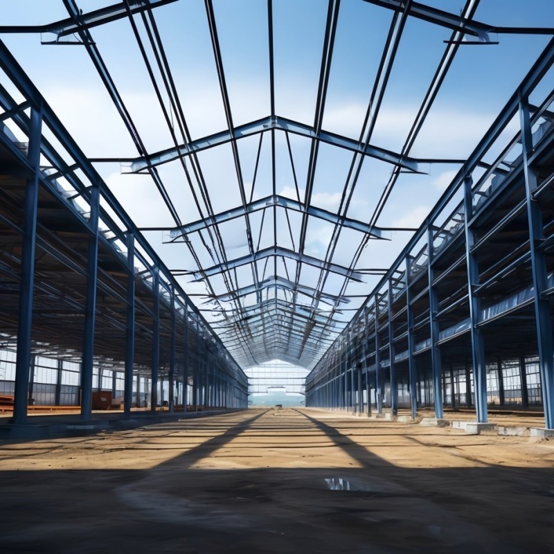 Custom Span Prefabricated Steel Structure Mezzanine Building For Multi-Functional Use