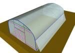 6x4m Strong Small Plastic Greenhouse With Ventilation Irrigation System