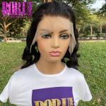 13x6 Loose Wave Human Hair 180% Density Swiss Lace Frontal Wigs