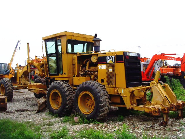 Heavy Duty CAT 140H Used Motor Grader 173HP 129kW 2200 rpm