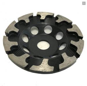 T Type Segment Diamond Cup Wheel for Concrete Grinding , hard granite and engineered stones