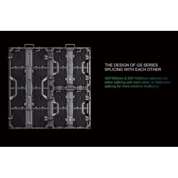 Guide Visual GS P3.91 Rental LED Screen, 7680Hz Refresh Rate, Nova Control, Concert Use