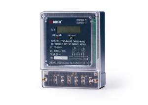 China 220V 5 60 A Double Phase Electric Meter Two Phase Electric Meter wholesale