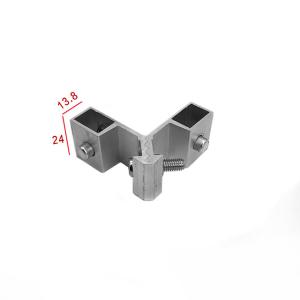 China Die Cast 45 Degrees Straight Slice Aluminum Corner Connector wholesale