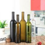 750ml Super Flint Glass Antique Green Color Champagne Bottle for Whisky