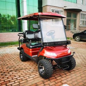 China Street Legal Electric 40mph Golf Cart Lead Acid 4 Seater 5kW wholesale