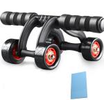 4 Wheel Abs Roller for Women and Men with Knee Pad Abdominal Muscle Training Kit