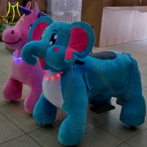 China Hansel coin operated kids rides for sale australia and plush kids animal bikes for rent with plush motorized animal sale on sale