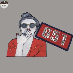 China Adhesive Backing Custom Made Embroidered Patches For Clothing Various Shape wholesale