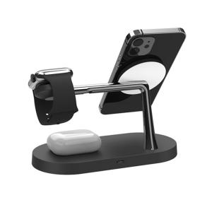 China Multi-functional 4-in-1 Wireless Charging Station with Safety Protections for Earbuds wholesale