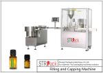 5-60ml Boston Bottle Essential Oil Filling Machine And Capping Machine With 2