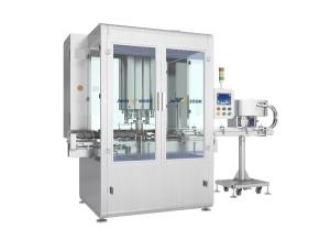 China PLC Rotary Auto Screw Capping Machine 6 Head 50ML-1000ML 6500 BPH Automatic wholesale