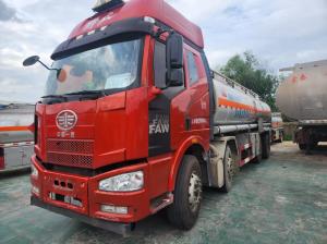China Used FAW Oil Tank Truck 2nd Hand Oil Tanker Trailer For Fuel Transportation wholesale