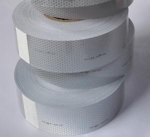 China Strong Adhesive PVC / PET Solas Reflective Tape For Life Buoy wholesale