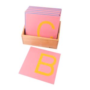 China Sandpaper Letters, Capital Case Print, with Box wholesale
