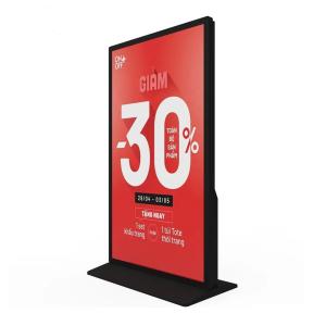 China Digital Stand Alone Advertising Display 4K LCD 100 Inch Touch Screen Monitor wholesale