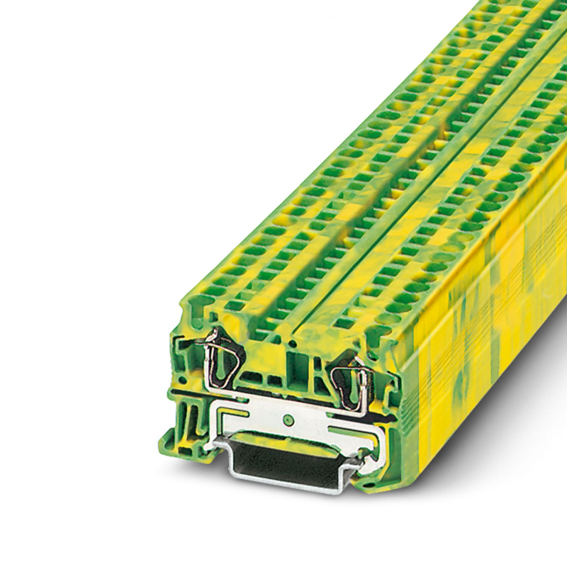ST 4-PE Phoenix Contact PCB Terminal Blocks 3031380 Spring Cage Protective Conductor