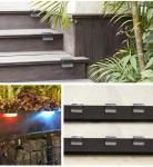 IP65 Waterproof Solar Landscape Fence Led Lights Constantly Bright