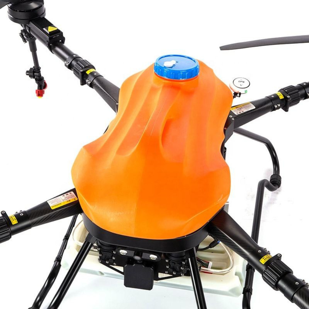 Agriculture 4L Tank Gasoline Hybrid Drones Multi Rotor 16 Liter Pesticide Box HXF16