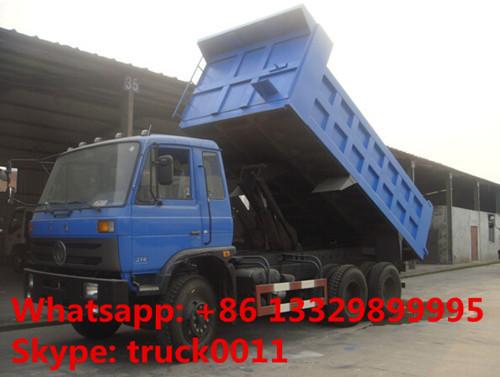Quality hot sale dongfeng RHD 6*4 18cbm-20cbm dump truck, hot sale 210hp diesel 20ton-30ton dump tipper truck with factory price for sale