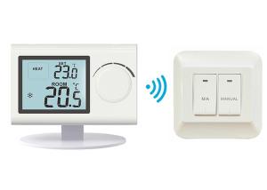China LCD Screen Electronic Heating Floor Heating Wireless Room Thermostat wholesale