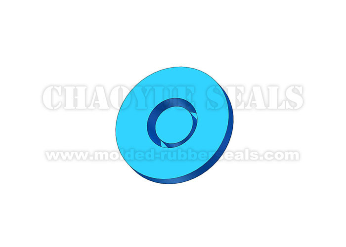 Panton 2925 C Blue Silicone Rubber Buttons For Electronics Self Reset Switch