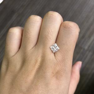 China 2.02CT D VS1 EX VG CVD Grown Brilliance Diamonds Princess Cut IGI Certificated wholesale