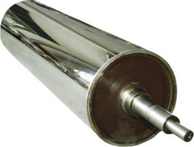 Wear Resistance Chrome Long Mirror Roller For Leatheriod , Paper , Glass ,