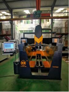 China High Precision 4 Axis CNC Column Carving Machine 7.5kw wholesale