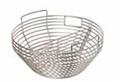 China SS304 Natural Color BBQ Grill Accessories , SGS Stainless Steel Grill Basket on sale