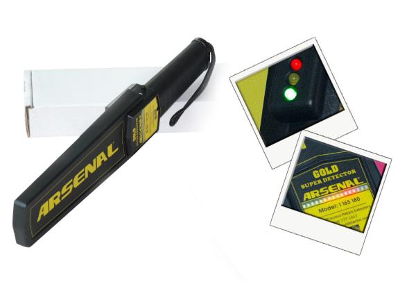 Light Weight Rechargeable Battery Digital Metal Detector For Personal Security