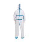 Anti Bacterial Disposable Protective Coverall With collar S-4XL
