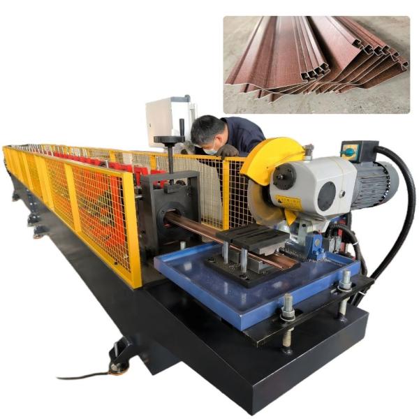 Aluminum Galvanized Steel Rolling Shutter Door Bottom Slat Roll Forming Machine