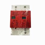 Red Metal Power Surge Arrester , 100ka Surge Protection Device SPD