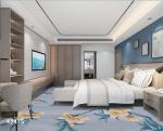 Full Pave Commercial Floor Mat Fireproof For Hotel Room