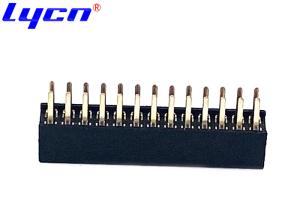 China 1.27 Mm DIP Female Header Connector Double Row U Type Terminal wholesale