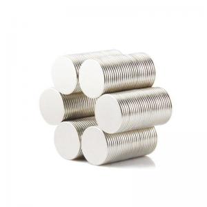 China Circular Strong Magnetic Buttons Round Neodymium Magnets 10x10mm 15x3mm on sale