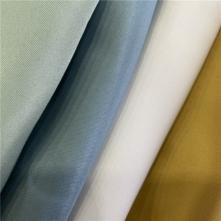 Polyester Microfiber Peach Skin Anti Bacterial Fabric For Beach Pants Summer Trousers