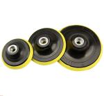 100pcs Drill Brush Replacement 5in Plastic Backing Pad Rubber