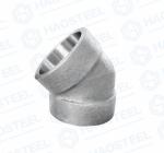DIN2605 Industrial Pipe Fittings Forged Socket Weld Elbow NPT Thread